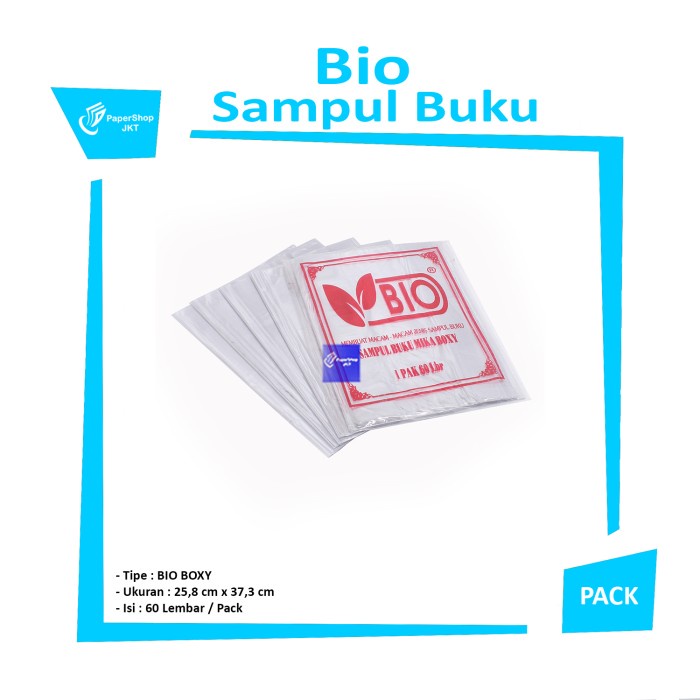 

Terlaris Sampul Buku Plastik Mika Uk. Boxy ( Pak isi 60 lembar )