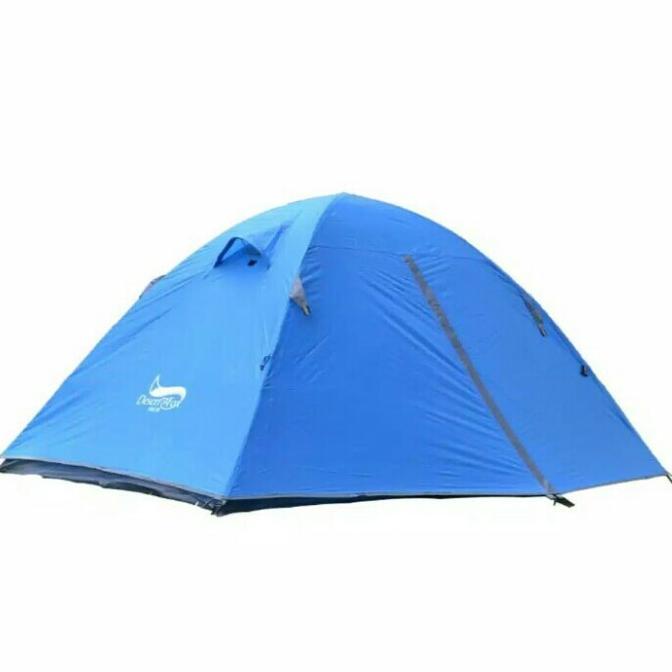 Tenda Desert Fox 2P 3P Frame Alloy Double Layer Camping Ul
