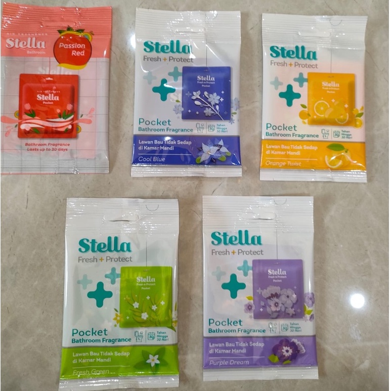 Stella Pocket Bathroom 10gr Pengharum / penghilang bau Kamar Mandi Toilet
