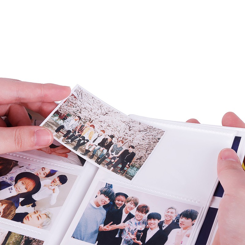 [Bayar Di Tempat]120 Kantung Album Foto Kartu Nama untuk BTS / EXO LOMO photocard