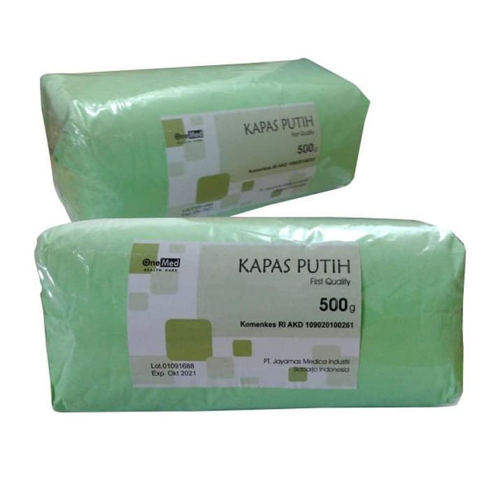 New Kapas Putih Pembalut OneMed 500gram