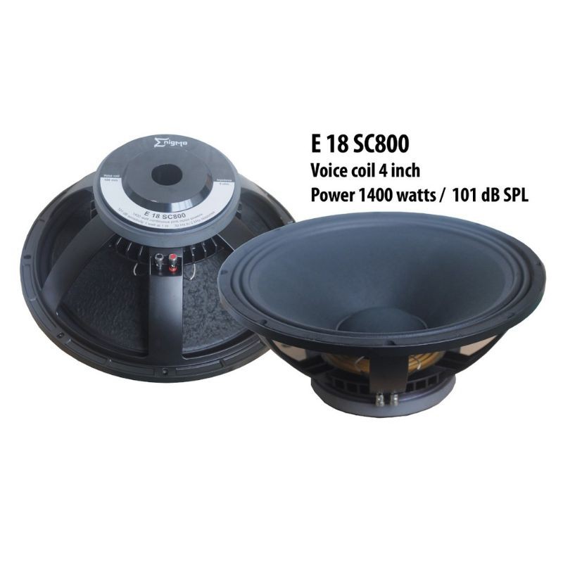 speaker ENIGMA 18inch 18in 18SC800 E 18 SC800 vc 4in original enigma