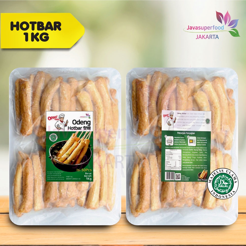 Oppa Odeng Oden Hotbar Eomuk Korea Fish Cake 1kg Halal