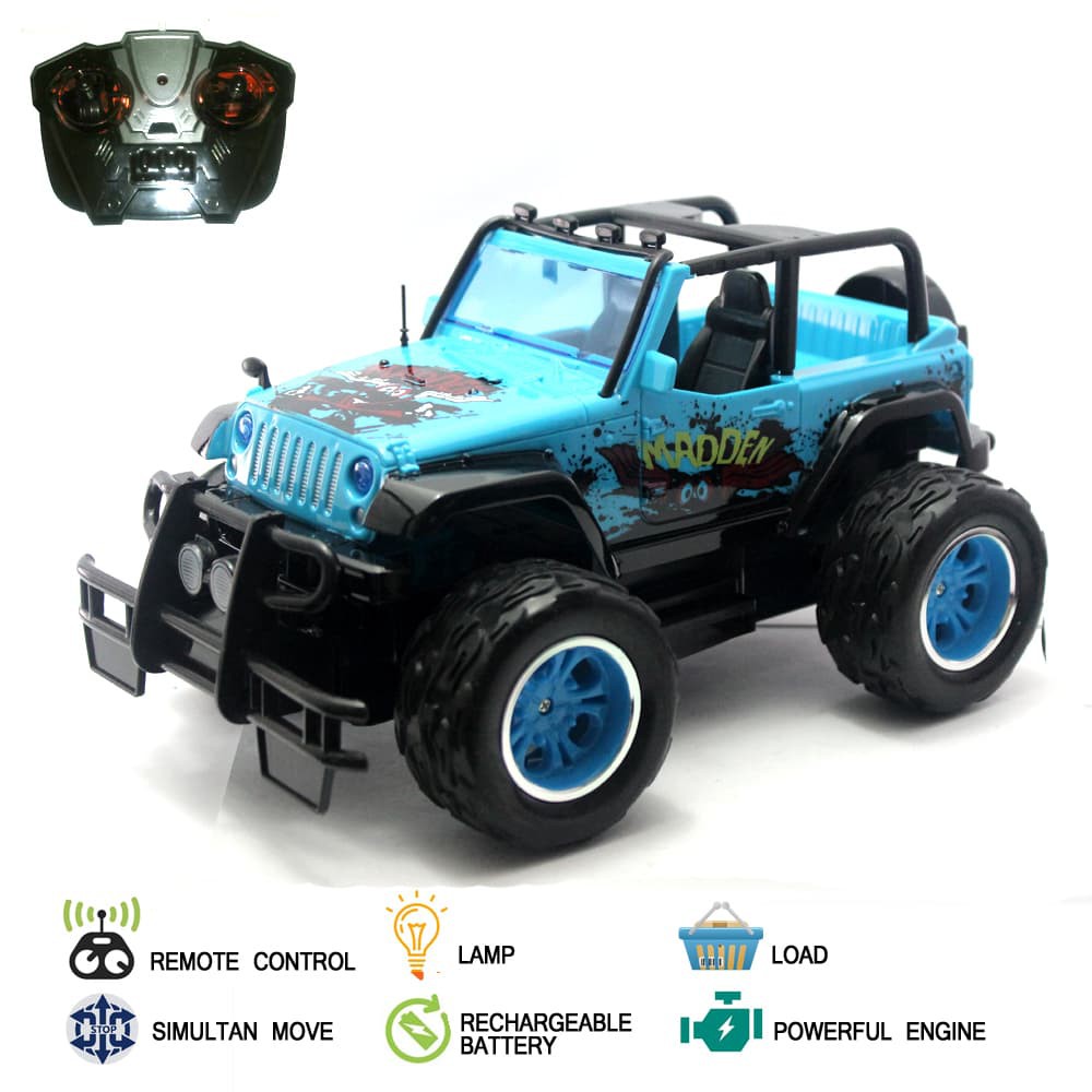 Mainan Mobil Remote Control RC Monster Jeep Truck