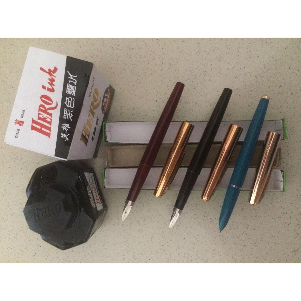 PROMO Hero Ink Calligraphy Set  Pena Tinta   Pulpen Kaligrafi Terlengkap   akhr tahun 40%sale