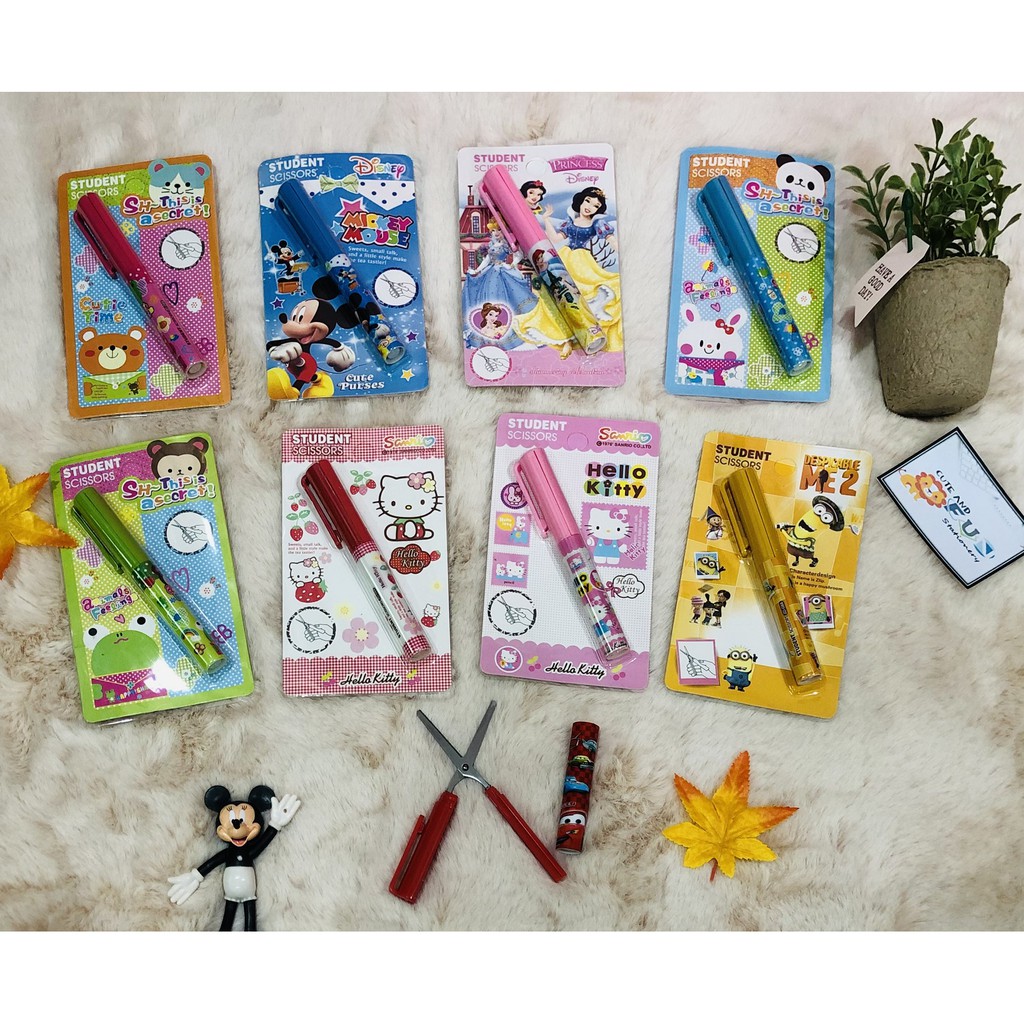 

PORTABLE SCISSORS FANCY / GUNTING LIPAT BENTUK BOLPEN