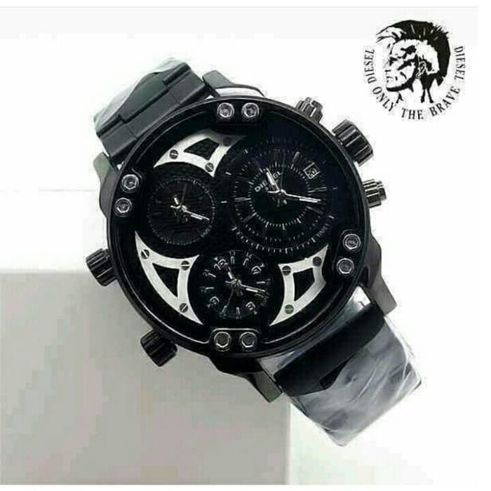 Jam Tangan Pria / Cowok Diesel X Man Rantai Full Black