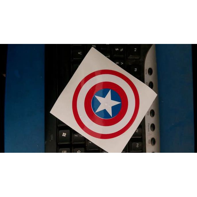 

cutting sticker perisai captain america
