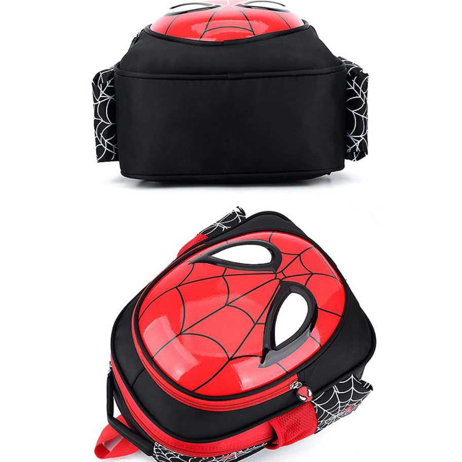 (BISA COD) FTIHSHP Tas Ransel Sekolah Anak Backpack Model Spiderman - 1801