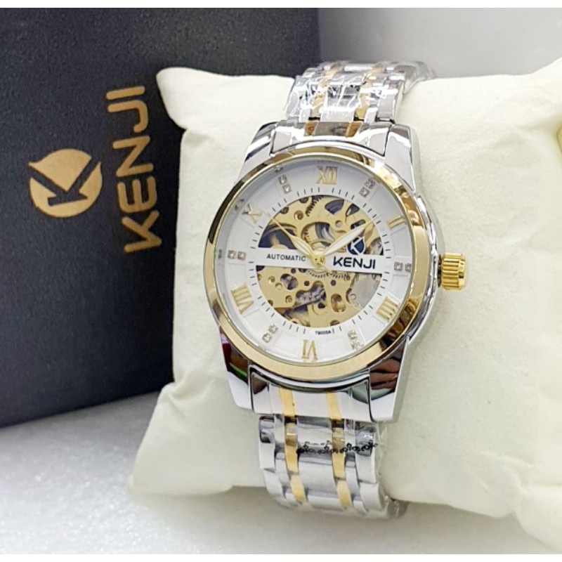 Jam Tangan Pria Kenji Original K-605R Automatic Mesin