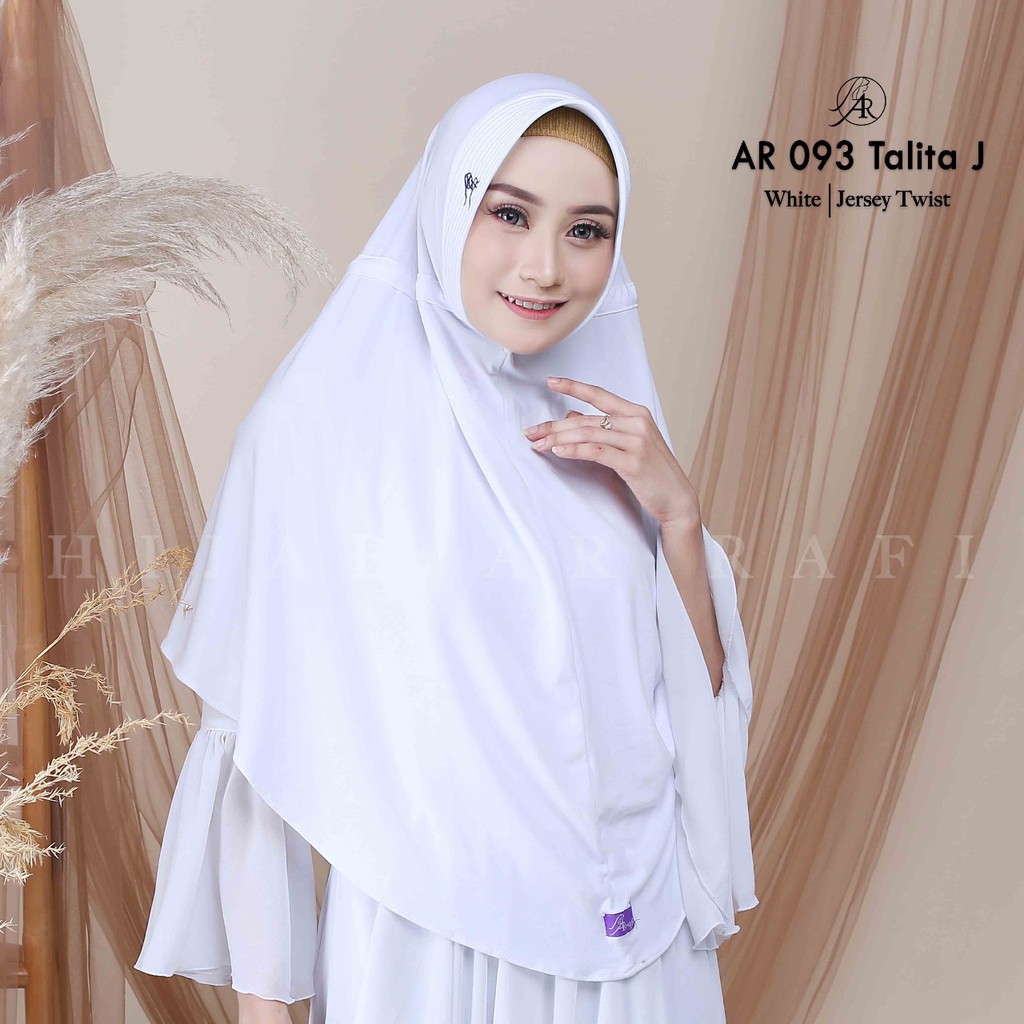 Hijab Jilbab Kerudung Arrafi Instant bergo Jumbo Syari Serut Daily by Hijab Ar Rafi AR 93 Jumbo New-7