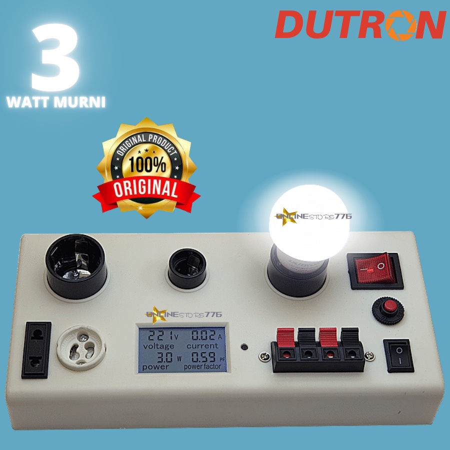 Lampu - Bohlam - DUTRON LED 3W - DUTRON 3 Watt - Bohlam LED - Lampu LED - Garansi 1 Tahun