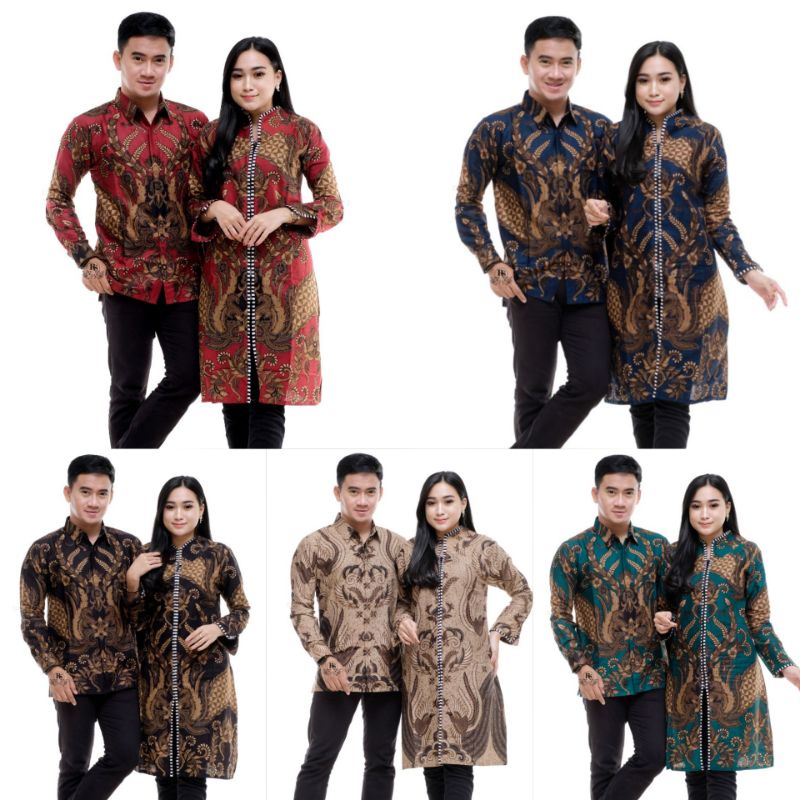 BATIK COUPLE KEMEJA TUNIK NEW ARIVAL DERSTRO BATIK COUPLE