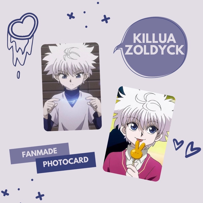 Photocard Killua Zoldyck Anime Hunter x Hunter