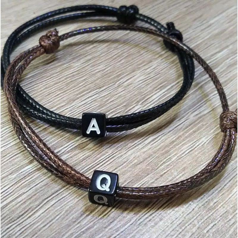 GELANG INISIAL GELANG HURUF A-S gelang baracelete korea pembelian 10 FREE 1 Gelang - BEST SELLER - HOT ITEM (COD) GELANG INISIAL GELANG VIRAL GELANG NAMA GELANG REQUEST NAMA GELANG MURAH GELANG INISIAL REQUEST NAMA KAMU GELANG AESTHETIC GELANG  HURUF