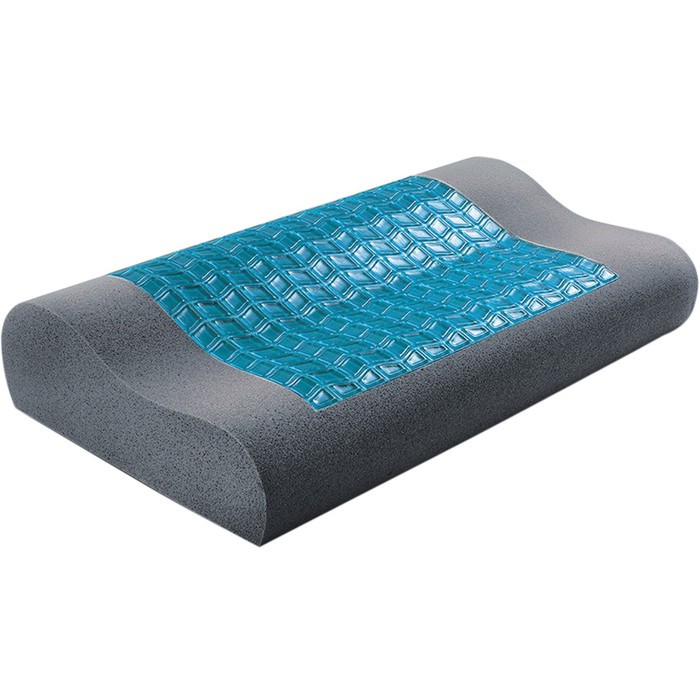 Pantone Bantal Kesehatan Charcoal Memory Foam Cool Gel / Kepala /Leher