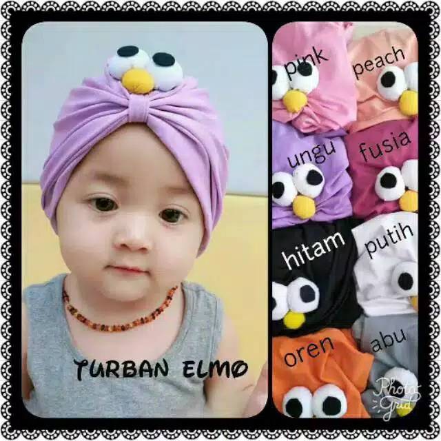 Turban Elmo / Turban Bayi / Turban Balita / Turban Anak