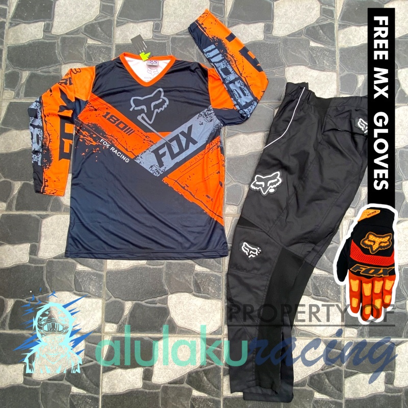 Jersey &amp; Celana MX Trail Motocross - Paket Bundling FOCT1701-F45