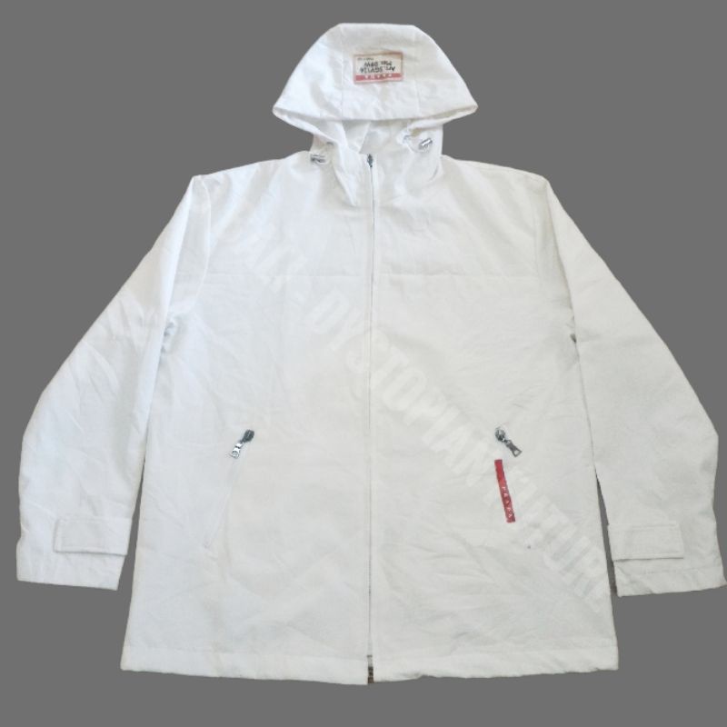 Prada Hooded Windbreaker Jacket