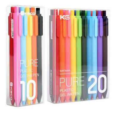 

pulpen Gel pen 10/20 warna 0.5mm KACO GREEN