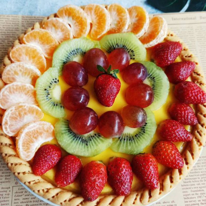 

tart susu fruit/milk tart Buah / egg tart/ tart susu Pontianak