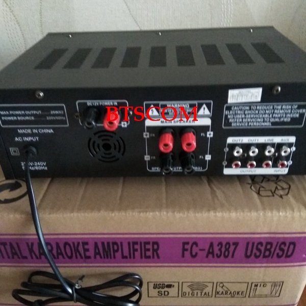 MUSIK POWER AMPLIFIER KARAOKE FCA387 DIGITAL BLUETOOTH