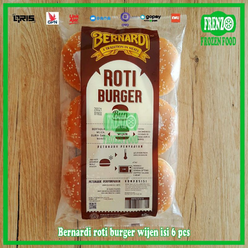 

Bernardi Roti Burger Wijen isi 6