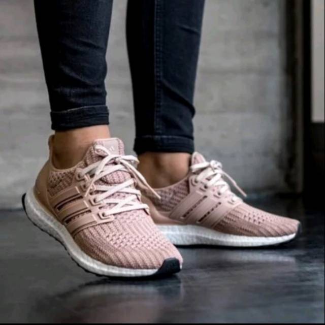 Sepatu Adidas Ultraboost 3.0 Ash Pearl Peach Made In Vietnam With Box Keren Abiss