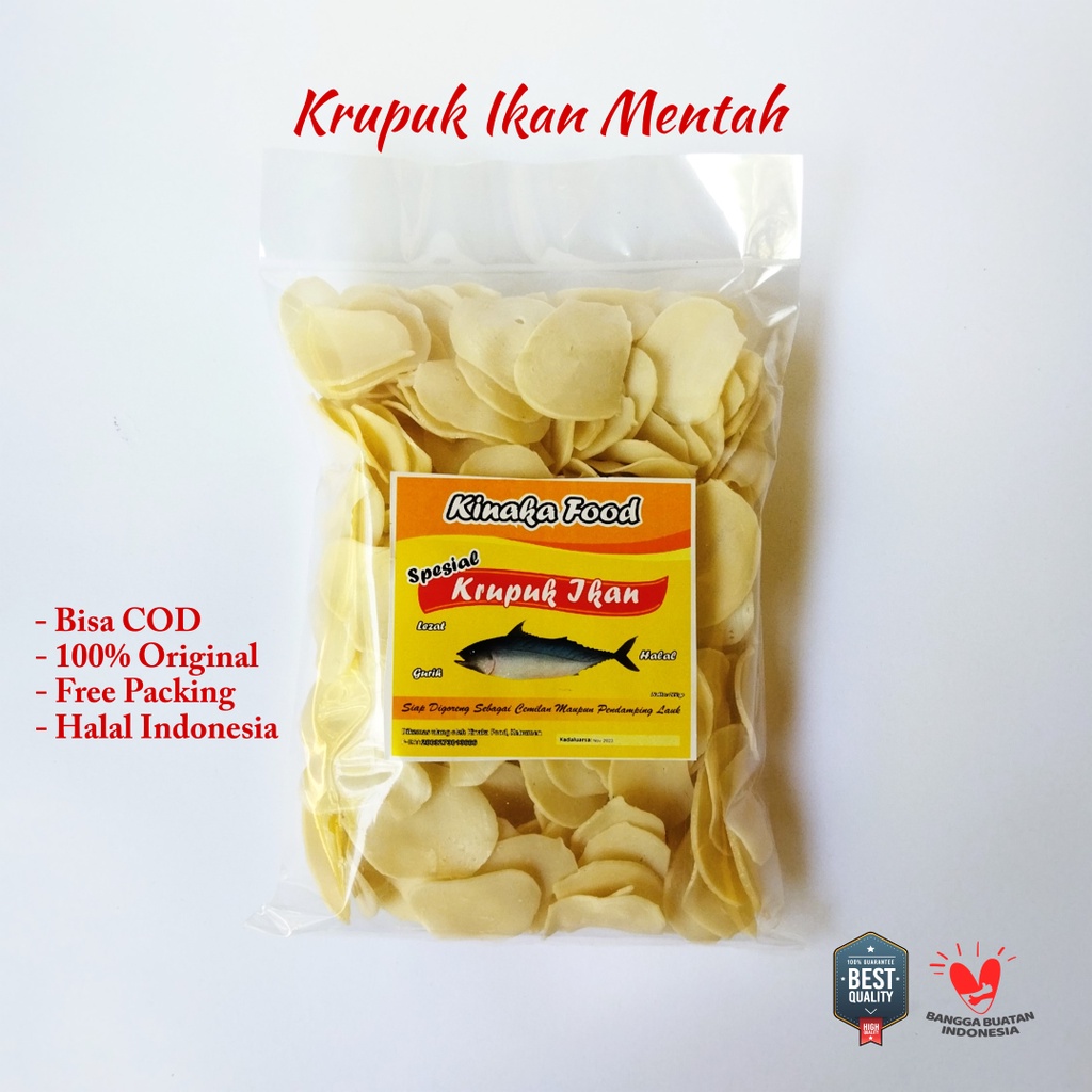 

Krupuk Ikan Mentah 200 gr Gurih Siap Goreng / Kerupuk Bawang / Kripik Bawang / Krupuk Mentah / Teman Makan