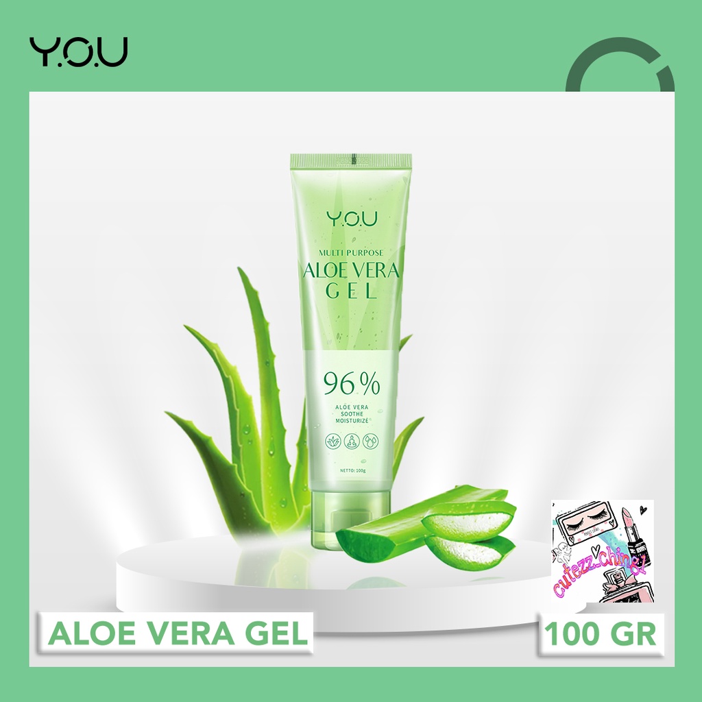 ☃️Cutezz_ching1☃️YOU Multi-Purpose Aloe Vera Gel - Pelembab