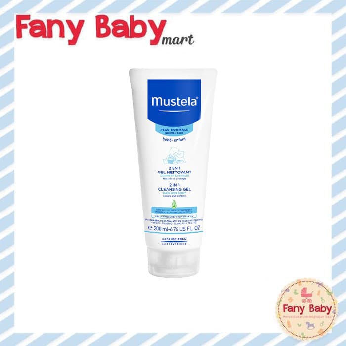 MUSTELA 2IN1 HAIR &amp; BODY WASH / CLEANSING GEL 200ML