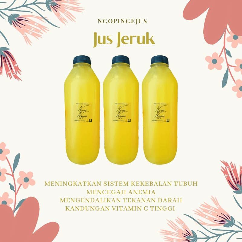 

Jus Jeruk 1 liter Orange Juice by Ngopi Ngejus