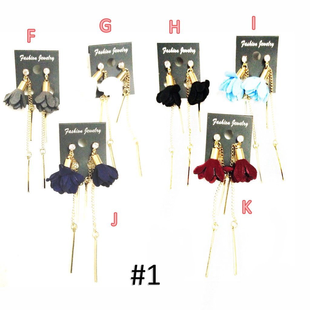 Anting fashion wanita kekinian ala korea import aneka varian murah berkualitas #357