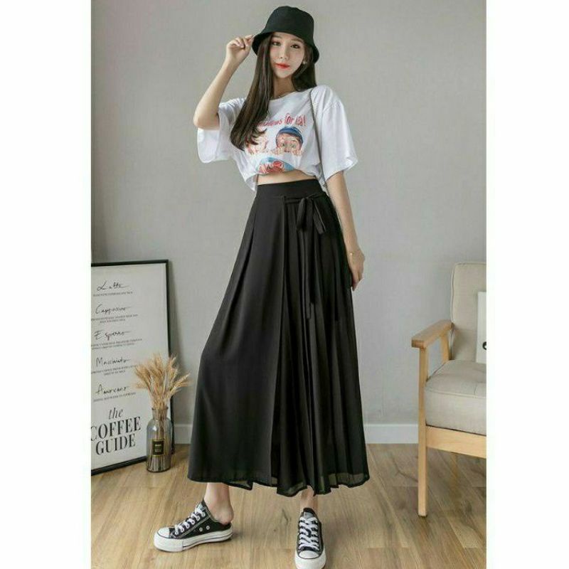 Moza Layer Pants kombinasi sifon wanita dewasa - JktMfashion Sunhee