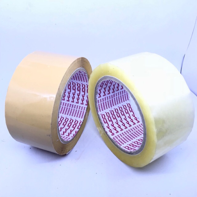 Lakban 2 inch / 48 MM 80 yard IKKUDO TAPE Bening / coklat