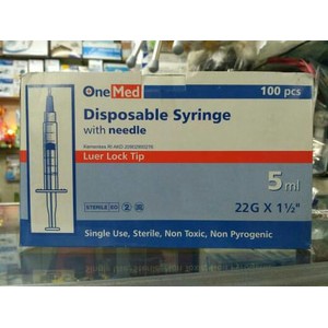 Disposable Syringe onemed 5 cc