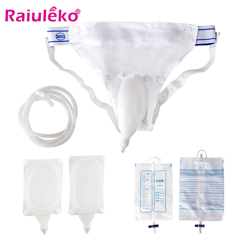 PREORDER Male Urine Bag Urine Collection Set Breathable Urinal Collector Spill Proof Bag For Urine