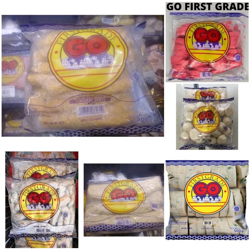 

FROZEN FOOD FIRST GRADE GO SCALLOP / DIAMOND / BAKSO BESAR / OTAK - OTAK / KEKIAN / nugget stik