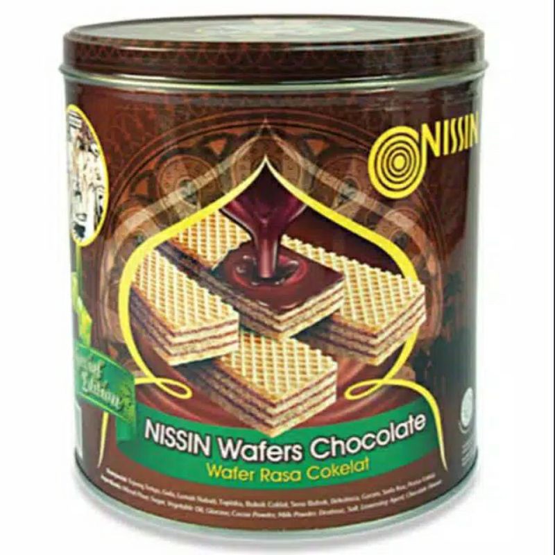 

Nissin wafer kaleng 300gr