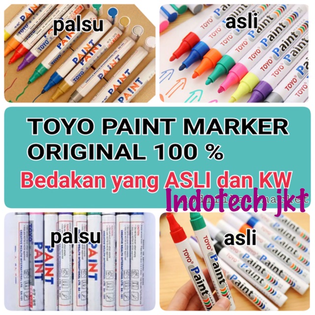 Spidol Ban Mobil Toyo Paint Marker