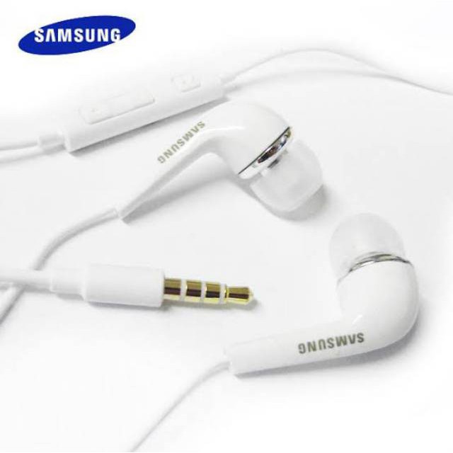 HEADSET SAMSUNG J5 EARPHONE STEREO MIC MICROPHONE NON PACKING GROSIR