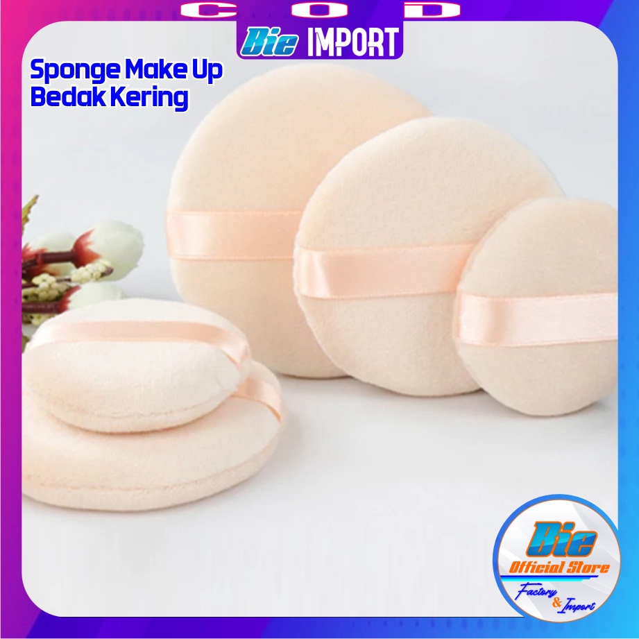2 Pcs Sponge Make Up / Spon Bedak Arlia Korean Style Import