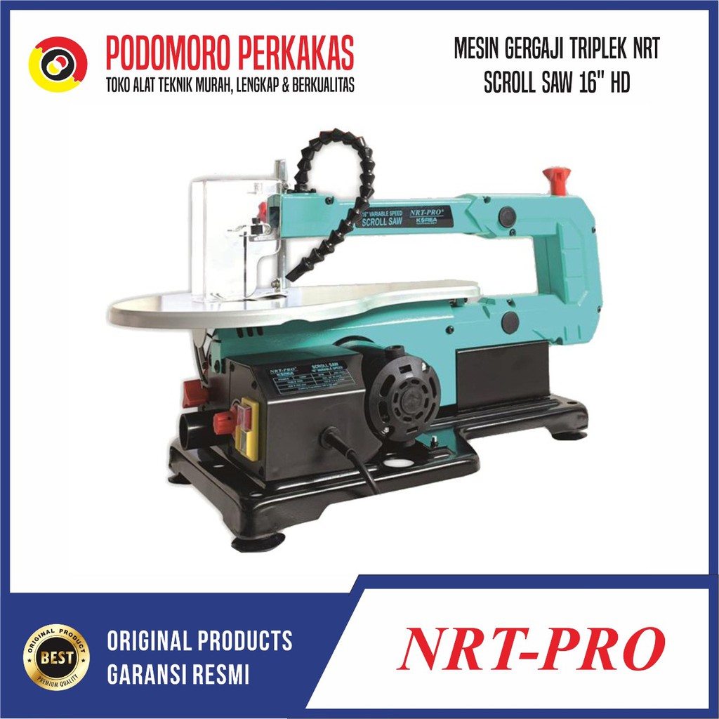 NRT-PRO Mesin Gergaji Triplek NRT Scroll Saw 16" HD
