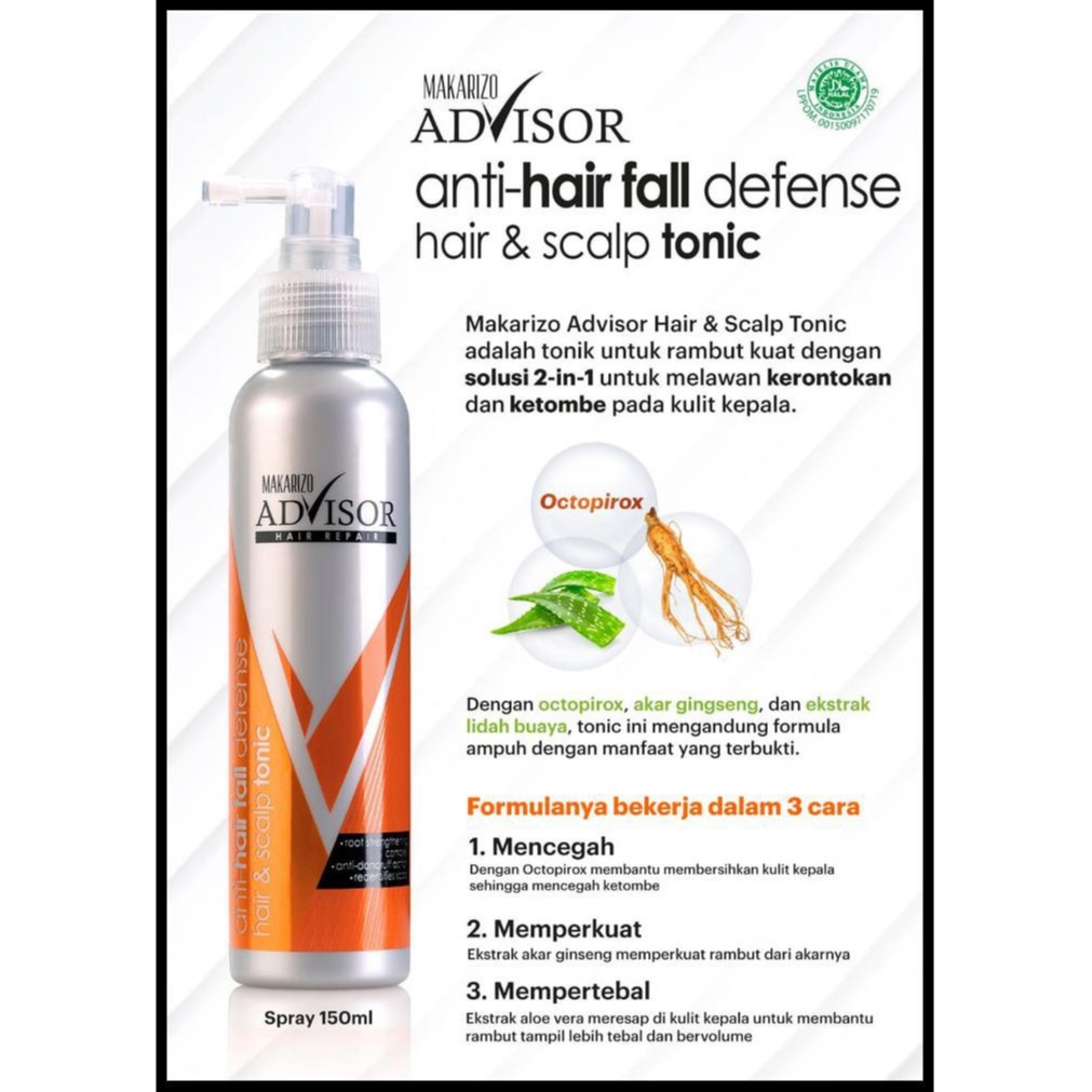 Makarizo Advisor Hair and Scalp Tonic