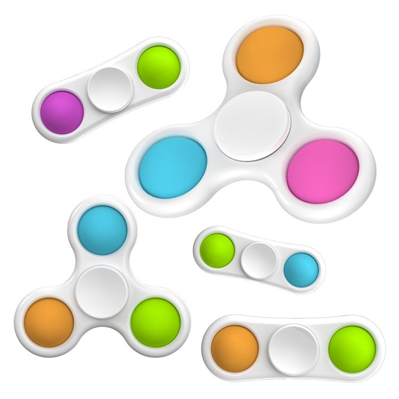 SPINNNER POPIT FIDGET VIRAL ANTI STRESS ANTI GALAU PREMIUM SPINNER DIMPLE MAINAN ANAK ANAK DEWASA