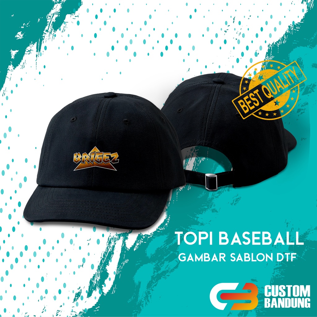 Topi Baseball BRIGEZ 5 Pria Wanita Bisa COD Original High Premium Quality