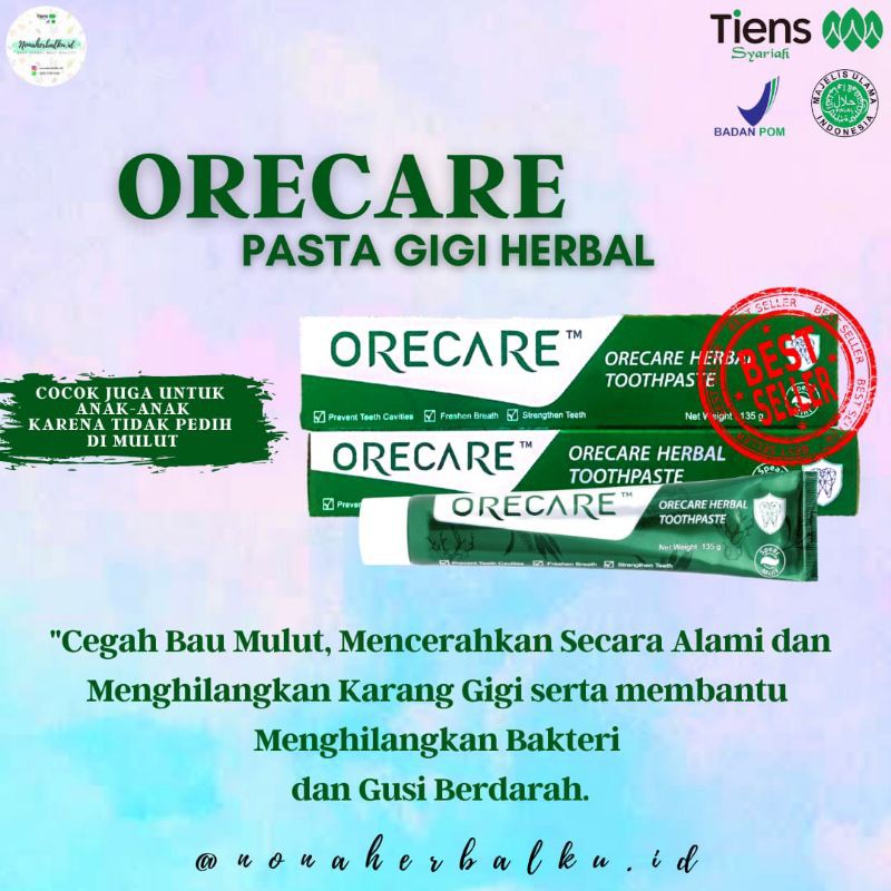 ORECARE PASTA GIGI || MERONTOKKAN KARANG GIGI