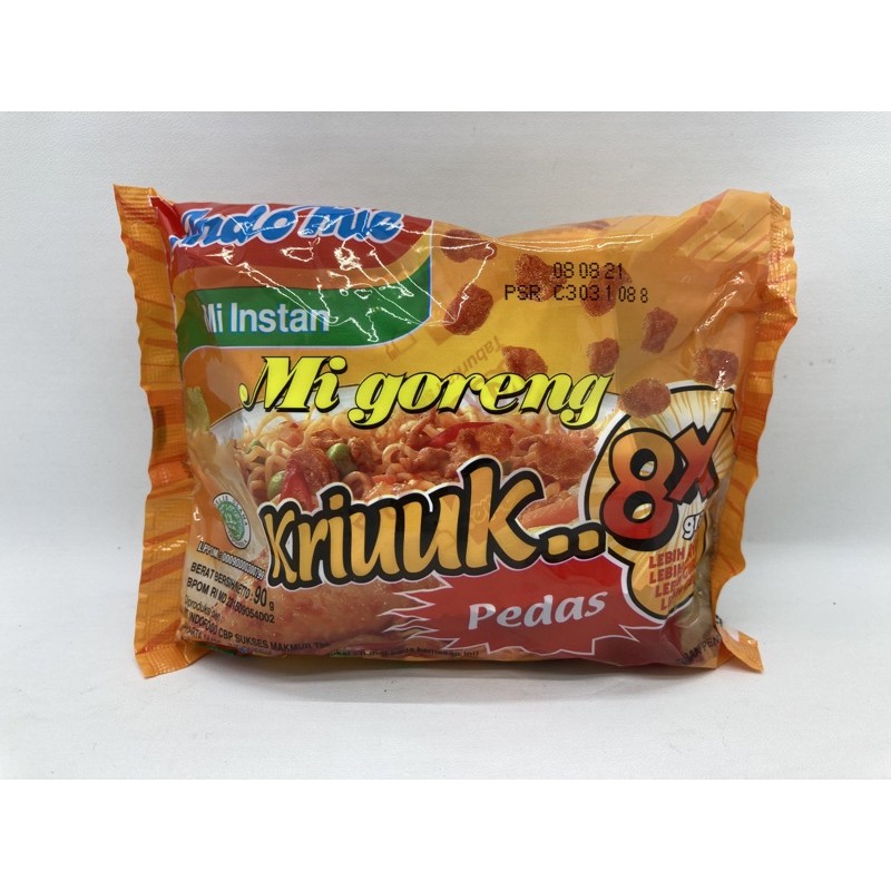 

[ISI 5BIJI] Indomie Mi Goreng KRIUUKKK Pedas 90g barcode 9686059779