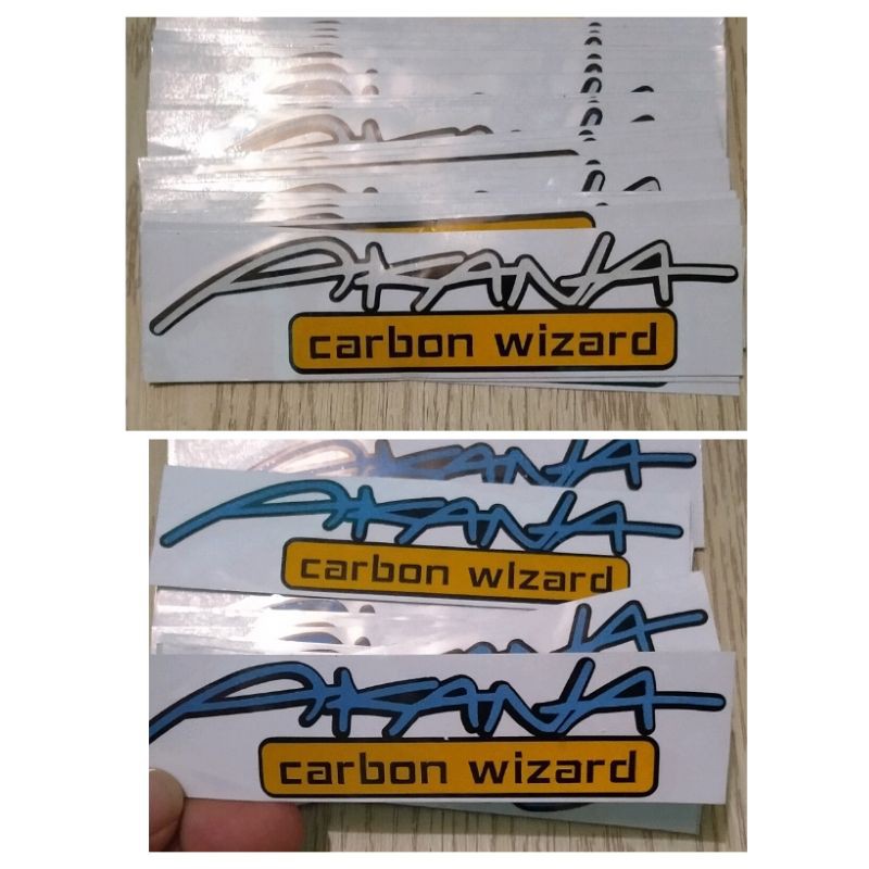 STICKER AKANA CARBON STICKER MOTOR CUTTING