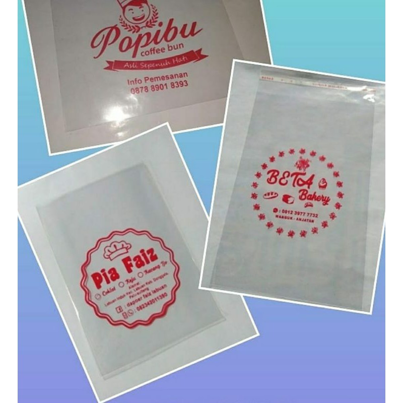 

Sablon plastik opp roti/kemasan 20x35 isi 1000pcs